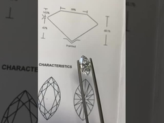 Coltivato in laboratorio Marquise Diamante VVS-VS D-F Colore IGI Certificato