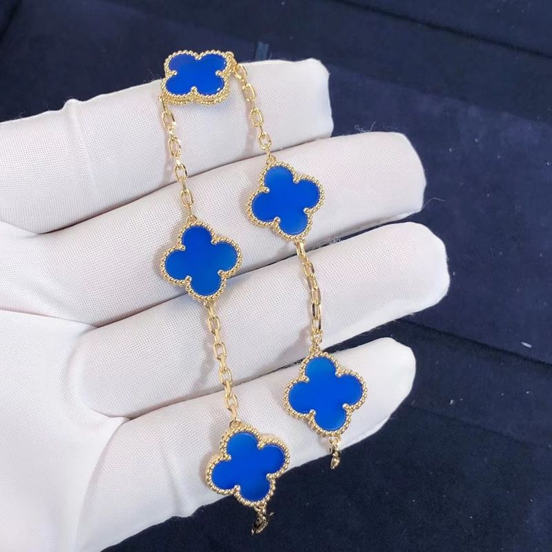 Qualità l'annata dell'oro 18K ha personalizzato i braccialetti Van Cleef & Arpels dell'oro fabbrica