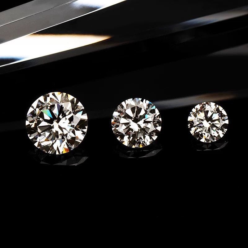 Qualità LuxuryShine VS2 Forma rotonda Diamante coltivato in laboratorio 1CT 2CT 3CT 4CT 5CT D-F Diamante bianco di colore con certificato IGI fabbrica