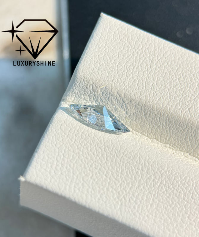 Qualità Diamante LuxuryShine VVS2 a forma di marquise da 0,3-15ct, colore D-F, taglio 3EX, con certificato IGI, diamante autentico fabbrica
