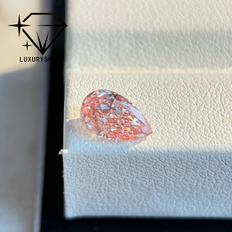 Qualità LuxuryShine 1-15CT Bianco rosa perla tagliata in laboratorio Diamante cresciuto VVS-VS Diamanti sciolti e gioielli da matrimonio e gioielli personalizzati fabbrica