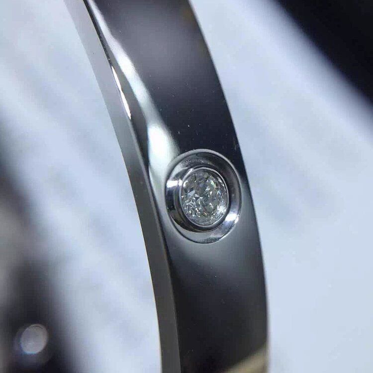 Qualità Oro dell'oro giallo Diamonds18k dei diamanti del braccialetto 4 di amore dei gioielli di marca fabbrica