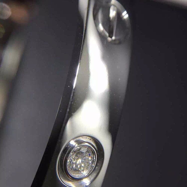 Qualità Oro dell'oro giallo Diamonds18k dei diamanti del braccialetto 4 di amore dei gioielli di marca fabbrica