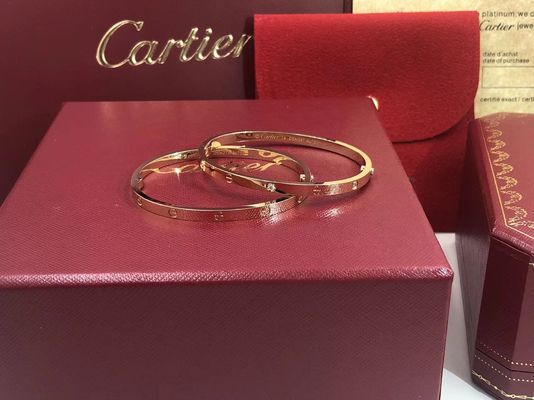 Qualità Diamanti del piccolo modello 6 del braccialetto dell'oro di AMORE 18K per le donne/uomini fabbrica