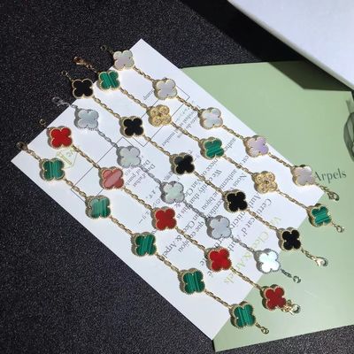 Qualità l'annata dell'oro 18K ha personalizzato i braccialetti Van Cleef & Arpels dell'oro fabbrica