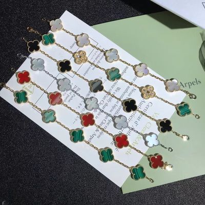 Qualità l'annata dell'oro 18K ha personalizzato i braccialetti Van Cleef & Arpels dell'oro fabbrica