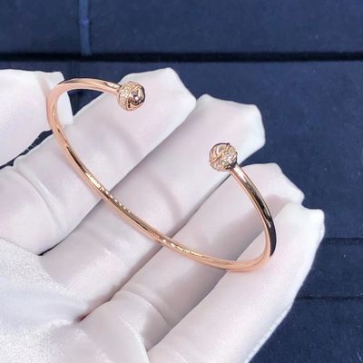 Qualità OEM aperto di ordine del campione di sostegno del braccialetto del braccialetto del possesso di Piaget dell'oro 18K fabbrica