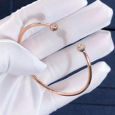 Qualità OEM aperto di ordine del campione di sostegno del braccialetto del braccialetto del possesso di Piaget dell'oro 18K fabbrica