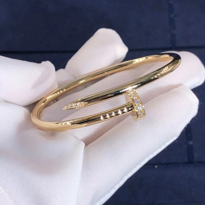 la fila Juste Un Clou Bracelet Support dell'automobile dell'oro 18K prova l'OEM di ordine