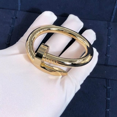 modello For Women ' S di dimensione 17 del braccialetto dell'ONU Clou di 18K Rose Gold Car Tier Juste grande