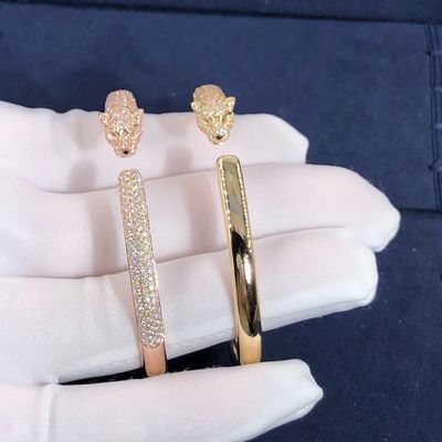 Qualità Braccialetto di qualità superiore di Panthere della fila dell'automobile del braccialetto dell'oro 18K per il regalo della ragazza fabbrica