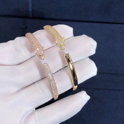 Qualità Braccialetto di qualità superiore di Panthere della fila dell'automobile del braccialetto dell'oro 18K per il regalo della ragazza fabbrica