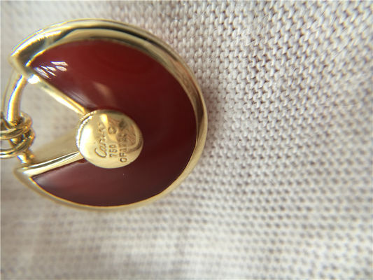 Qualità Collana 18K Rose Gold Carnelian di Amulette De dei gioielli di High End Custom del modello di XS fabbrica