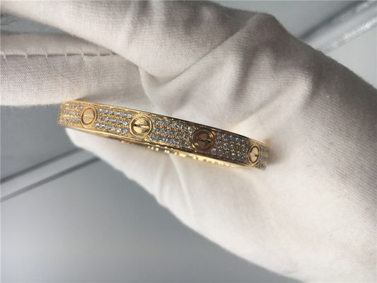 Qualità Braccialetto dell'oro, braccialetto Rose Gold With 204 brillante - diamanti tagliati fabbrica