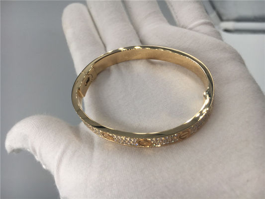 Qualità Braccialetto dell'oro, braccialetto Rose Gold With 204 brillante - diamanti tagliati fabbrica