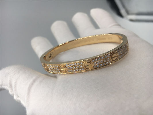Qualità Braccialetto dell'oro, braccialetto Rose Gold With 204 brillante - diamanti tagliati fabbrica