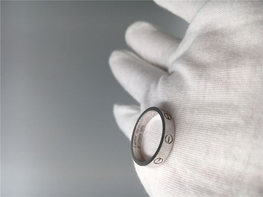 Qualità banda di nozze di lusso bianca di amore dei gioielli dell'oro 18K B4085100 senza diamante fabbrica