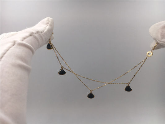 Qualità 18K oro giallo Luxury nero Diva Bracelet Women With Mother della perla fabbrica