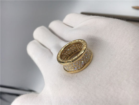 Qualità Bande di nozze degli uomini di lusso dei gioielli, anelli di lusso dei gioielli dell'annata dell'oro giallo 18k con i diamanti fabbrica