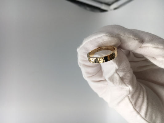 Qualità Le nozze degli uomini legano l'oro giallo di lusso dei gioielli 18K dell'oro nessuna pietra preziosa fabbrica