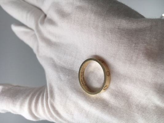 Qualità Le nozze degli uomini legano l'oro giallo di lusso dei gioielli 18K dell'oro nessuna pietra preziosa fabbrica