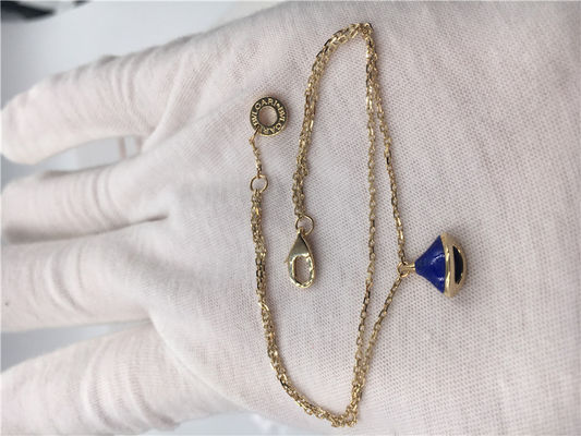 Qualità braccialetto di sogno BR857290 dei gioielli dell'oro giallo 18K delle dive di lusso dei gioielli con lapislazzuli fabbrica
