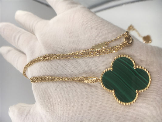 Qualità Nessun elegante fatto a mano magico di Alhambra della collana dell'oro del diamante 18K per la ragazza fabbrica