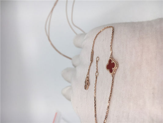 Qualità Cornalina dolce di stile del braccialetto dell'oro di Van Cleef Arpels 18K per la ragazza fabbrica
