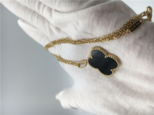 Qualità Collana lunga di Alhambra di stile 18K dei gioielli d'annata di lusso dell'oro per l'amica fabbrica