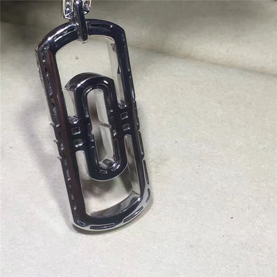Qualità Oro bianco pieno di Parentesi Nceklace 18K dei gioielli di Pavé Diamond Luxury Diamond Jewelry Luxury fabbrica