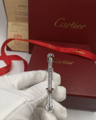 Qualità Oro bianco su ordinazione di qualità superiore del braccialetto 18K di stile dei gioielli B6049617 fabbrica