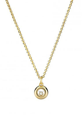 Qualità lusso di lunghezza dei gioielli 42cm di Chopard dell'oro giallo 18K con 0,05 diamanti di carati fabbrica