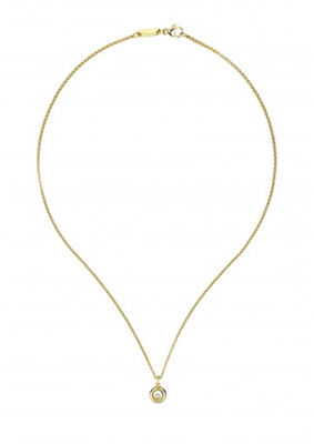 Qualità lusso di lunghezza dei gioielli 42cm di Chopard dell'oro giallo 18K con 0,05 diamanti di carati fabbrica