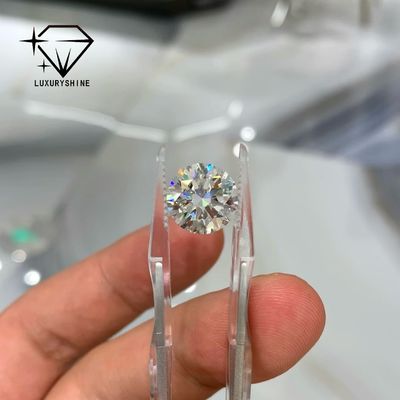 Qualità LuxuryShine VS1 Diamante Coltivato in Laboratorio 1ct 2ct 3ct 4ct 5ct Taglio Rotondo Bianco Taglio Eccellente Certificato IGI fabbrica
