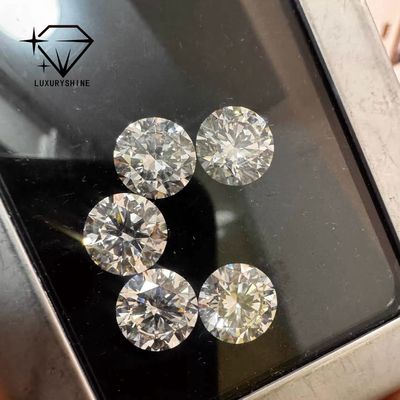 LuxuryShine Diamanti Veri al 100% con Diamanti Rotondi Bianchi VVS1 Taglio Eccellente Coltivati in Laboratorio con Certificato IGI
