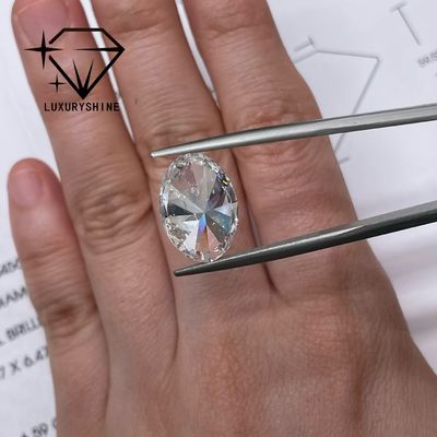 Qualità LuxuryShine 0.1-10CT VVS2 Diamante coltivato in laboratorio D-F Colore Bianco Ovale Ottimo Taglio Con Certificato IGI 3EX Pietre tagliate da LuxuryShine fabbrica
