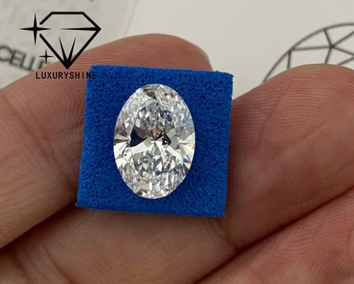 Qualità Diamante coltivato in laboratorio LuxuryShine Excellent Cut, colore D-F, ovale, bianco, 0.1-10CT VS1 con certificato IGI, taglio 3EX fabbrica