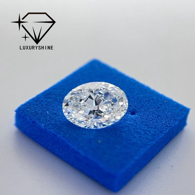 Qualità Diamante coltivato in laboratorio LuxuryShine Excellent Cut, colore D-F, ovale, bianco, 0.1-10CT VS1 con certificato IGI, taglio 3EX fabbrica