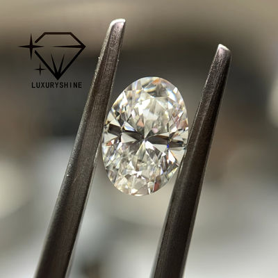 Qualità LuxuryShine 0.1-10CT VS2 Diamante coltivato in laboratorio D-F Colore Bianco Ovale Ottimo Taglio Con Certificato IGI 3EX Pietre tagliate all'ingrosso fabbrica
