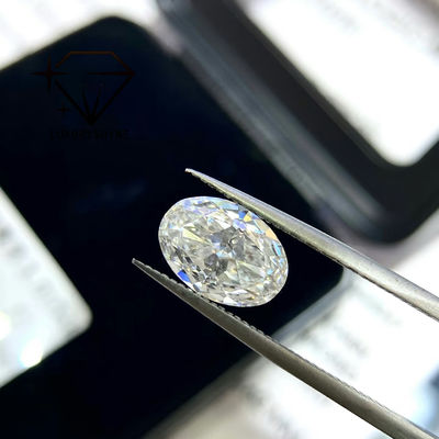 Qualità LuxuryShine 0.1-10CT VS2 Diamante coltivato in laboratorio D-F Colore Bianco Ovale Ottimo Taglio Con Certificato IGI 3EX Pietre tagliate all'ingrosso fabbrica