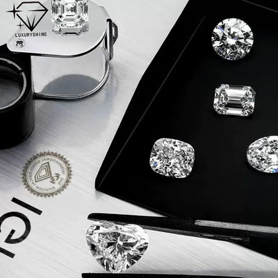 Qualità LuxuryShine VS2 Cuore Taglio Eccellente Diamante Coltivato in Laboratorio Diamanti Veri & Gioielli Nuziali & Supporto Gioielli Personalizzati Personalizzazione Speciale fabbrica