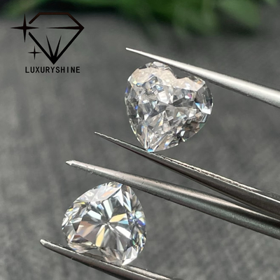 LuxuryShine VS2 Cuore Taglio Eccellente Diamante Coltivato in Laboratorio Diamanti Veri & Gioielli Nuziali & Supporto Gioielli Personalizzati Personalizzazione Speciale