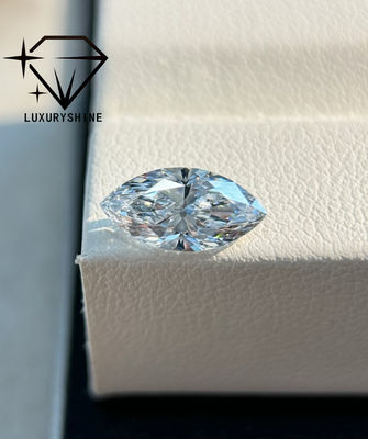 Qualità Diamante LuxuryShine VVS2 a forma di marquise da 0,3-15ct, colore D-F, taglio 3EX, con certificato IGI, diamante autentico fabbrica