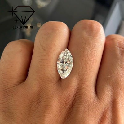 Qualità Diamante LuxuryShine VVS2 a forma di marquise da 0,3-15ct, colore D-F, taglio 3EX, con certificato IGI, diamante autentico fabbrica