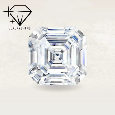 Qualità LuxuryShine VVS-VS Diamante Asscher Lab Grown da 0.1-10CT D-F Color diamante bianco con certificato IGI 3EX Cut Stones fabbrica