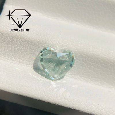 Qualità LuxuryShine Rosa / Giallo / Verde Cuore Taglio Laboratorio Cresciuto Diamante VVS-VS Diamanti Reali & Gioielli di Nozze & Gioielli Personalizzati fabbrica
