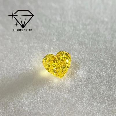 Qualità LuxuryShine Rosa / Giallo / Verde Cuore Taglio Laboratorio Cresciuto Diamante VVS-VS Diamanti Reali & Gioielli di Nozze & Gioielli Personalizzati fabbrica