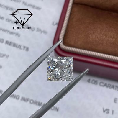Qualità LuxuryShine Princess Cut Lab Cresciuto Diamante D-F Colore VVS-VS Con Certificato IGI Eccellente Taglio Diamanti di Nozze all'Ingrosso fabbrica