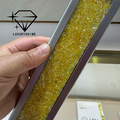 Qualità LuxuryShine VVS-VS Fancy Yellow/Light Yellow/Fancy Intense/Vivid Yellow Diamante Coltivato in Laboratorio 1CT 2CT 3CT 4CT 5CT Ovale Taglio Eccellente Con Certificato e Gioielli Personalizzati fabbrica