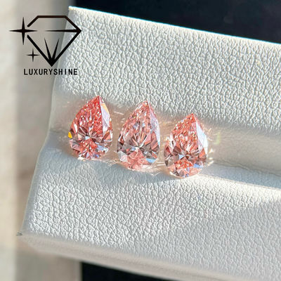 Qualità LuxuryShine 1-15CT Bianco rosa perla tagliata in laboratorio Diamante cresciuto VVS-VS Diamanti sciolti e gioielli da matrimonio e gioielli personalizzati fabbrica